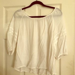 Off White Ann Taylor Loft Blouse